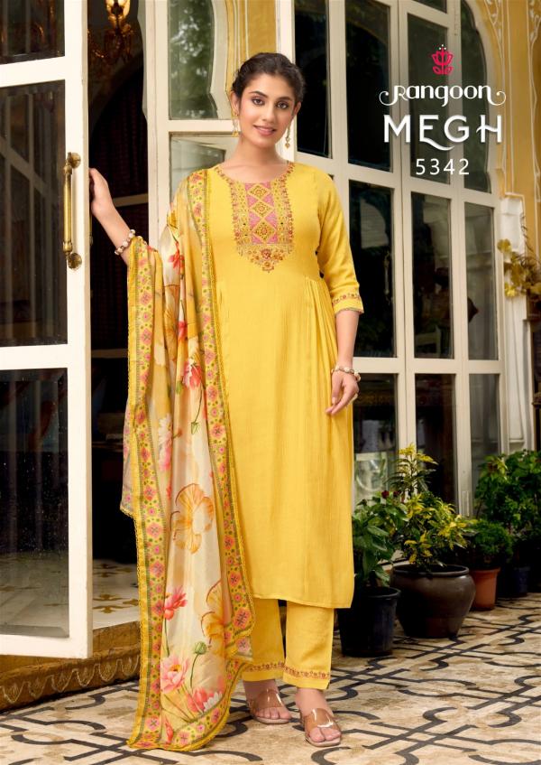 Rangoon Megh Viscose Kurti Bottom With Dupatta Collection